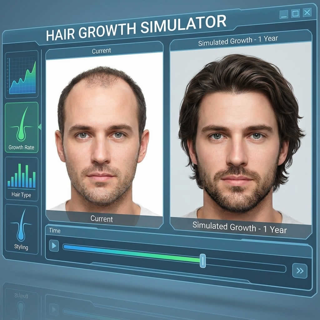 Simulatore di crescita dei capelli