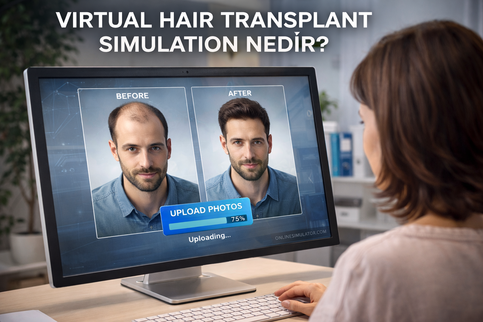 Virtual Hair Transplant Simulation