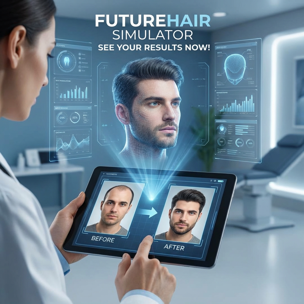 Haartransplantation-Simulation