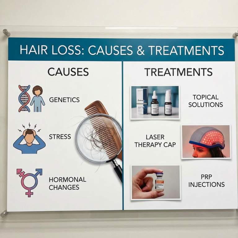 Causes of Hair Loss and Treatment Methods