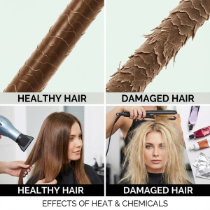 Effects of Heat and Hair Dyes on Hair