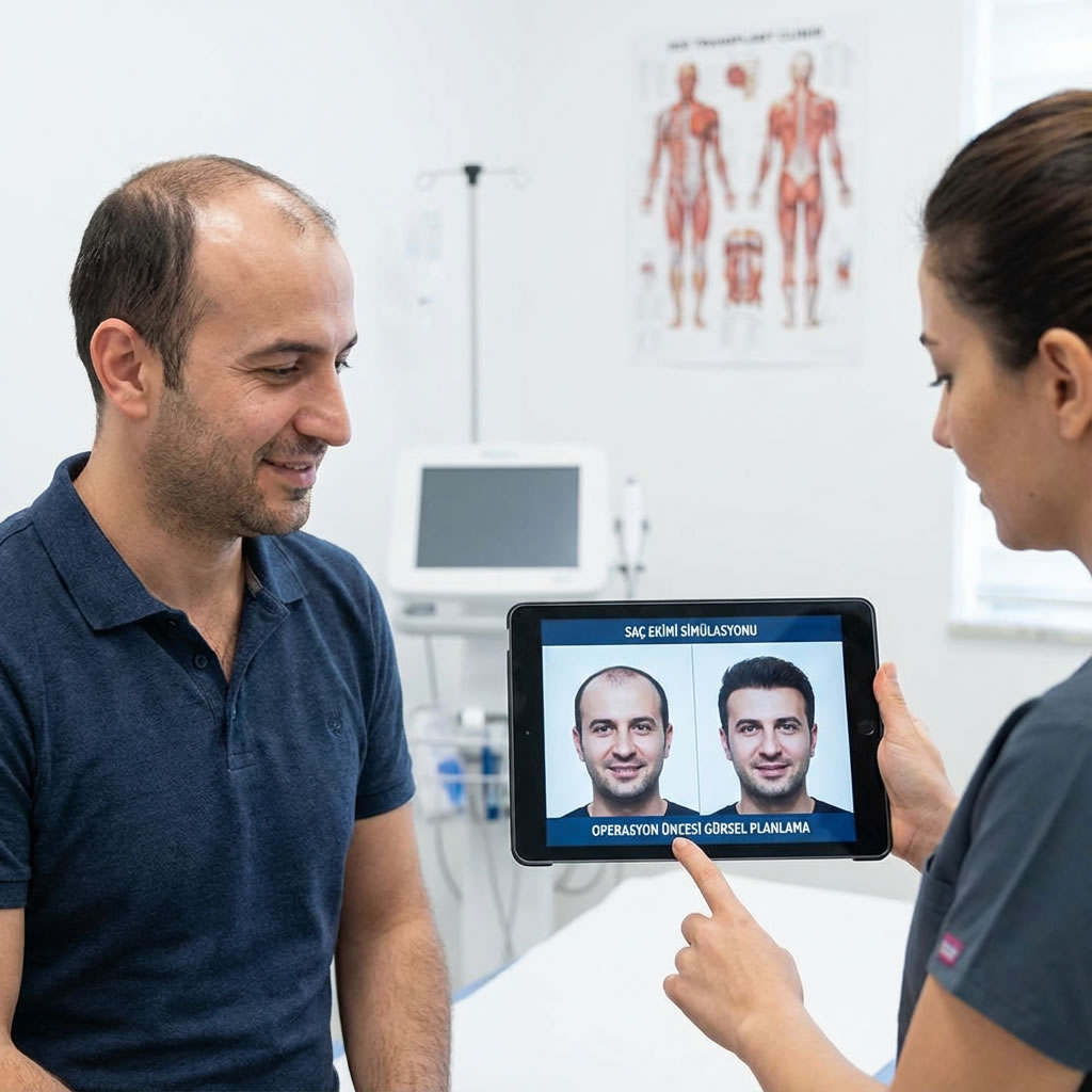 Haartransplantation Simulation