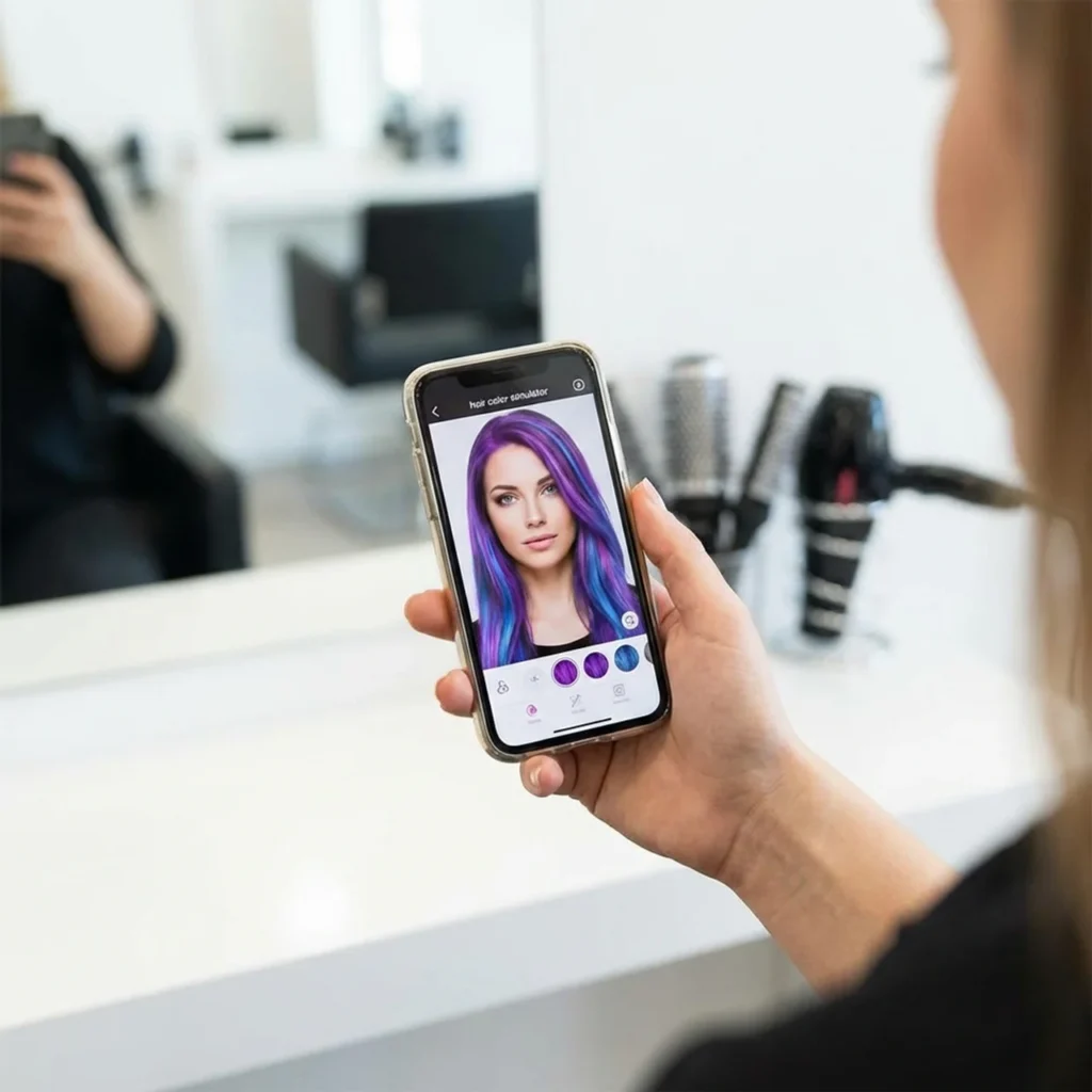 hair dye color simulator