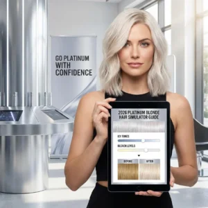 platinum blonde hair simulator